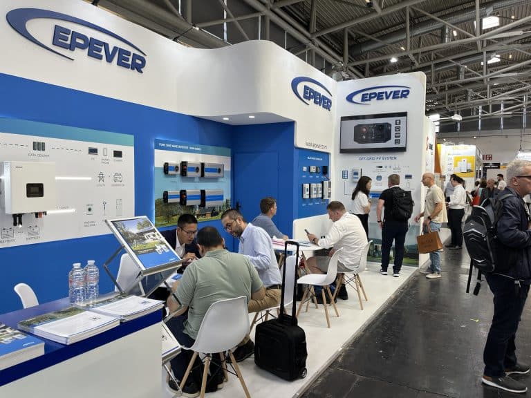 EPEVER team at intersolar europe 2023