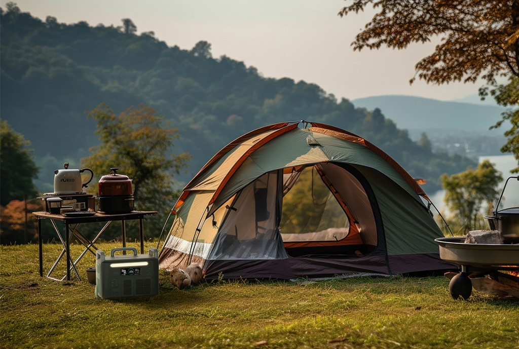 EPEVER ATZ Portable power station providing energy for outdoor activities like camping and charging devices